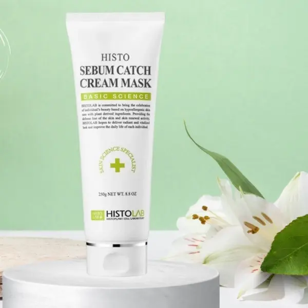 Купити - Histolab Basic Science Sebum Catch Cream Mask Очищаюча та заспокійлива крем-маска для проблемної шкіри 250 мл