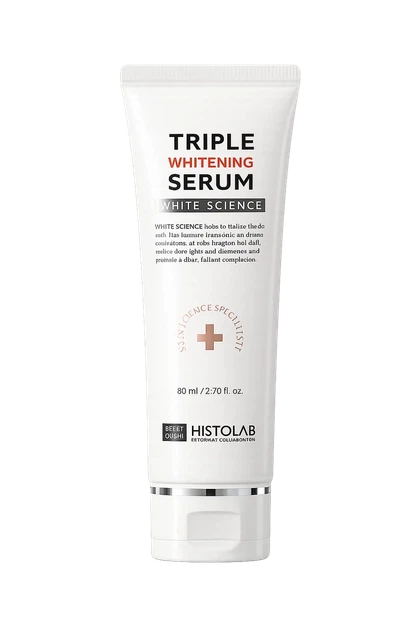 Освітлювальна сироватка з потрійним ефектом Histolab Triple Whitening Serum 80 мл